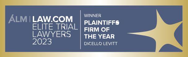 DiCello Levitt Recognized as Plaintiffs Firm of the Year by ALM and Sweeps Four Other Categories at Elite Trial Lawyers Awards Ceremony