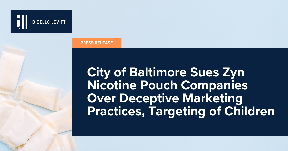 zyn flavored tobacco products dc settlement Might Finally Cease in SF; Nicotine Pouch Giant Pays $3M City of Baltimore Sues Zyn
