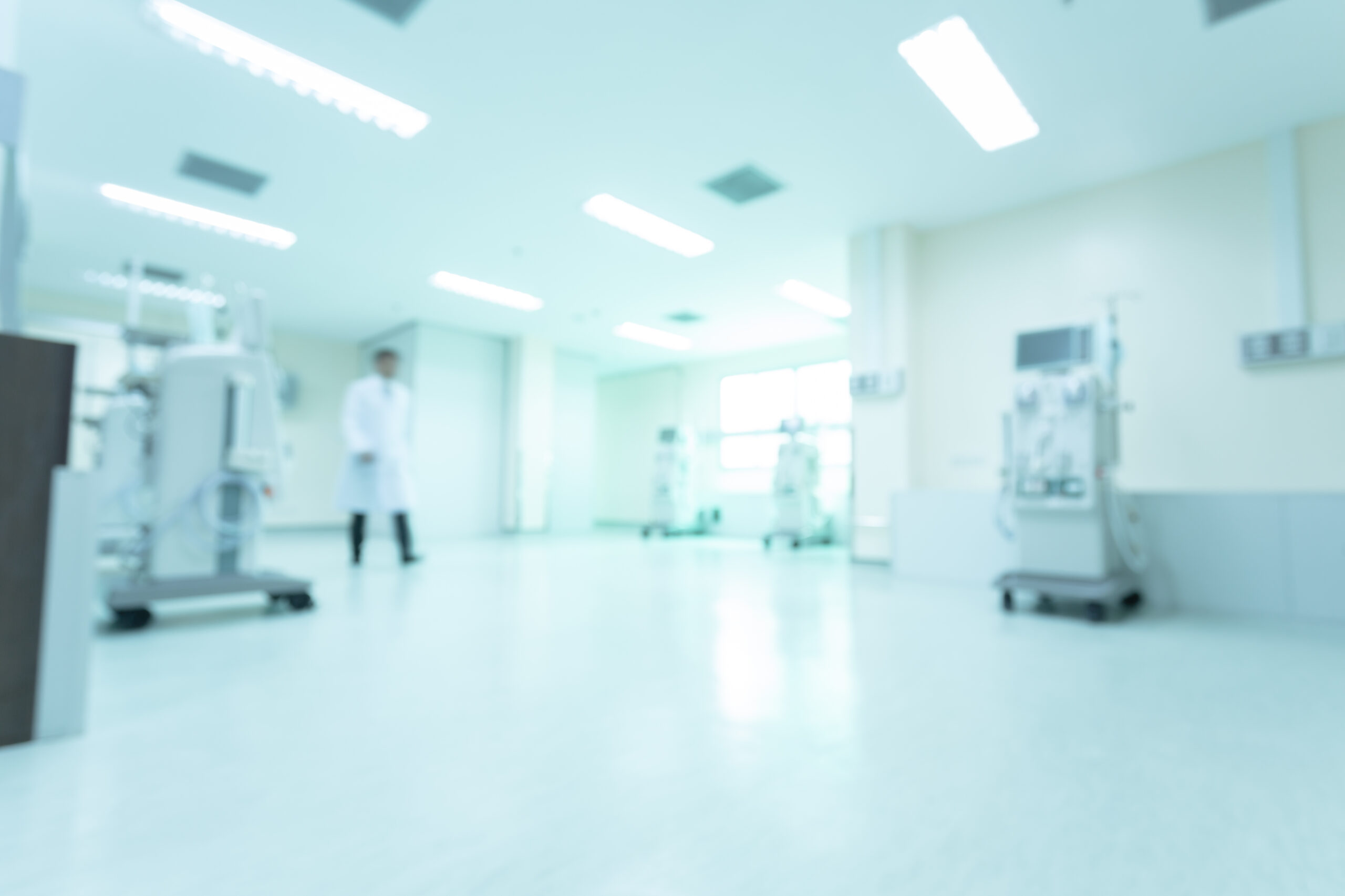 Image showing interior of hospital with lights