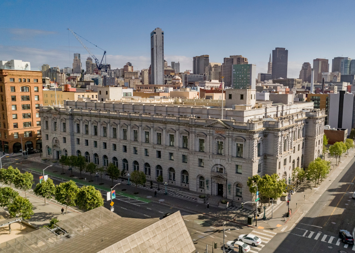Aerial view of The United States Court of Appeals for the Ninth Circuit