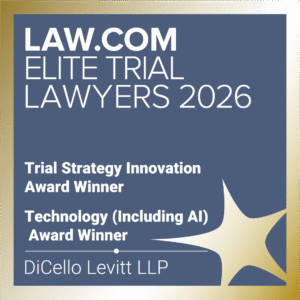 National Law Journal and Law.com's Elite Trial Lawyers 2026 Award Badge for Trial Strategy Innovation and Technology (Including AI) Awards