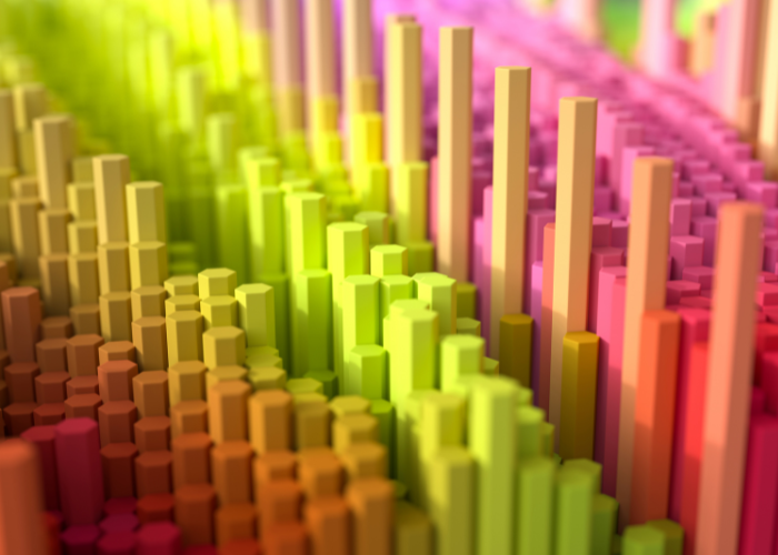 Colorful bars for press release about prediction markets lawsuits
