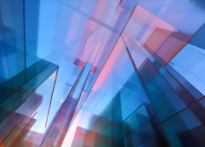 Glass Abstract Buildings.